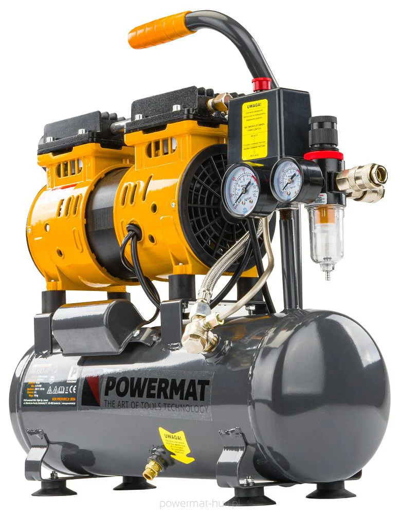 Compresor fara ulei PM-KBO-6T, 150 l / min, Powermat PM1282