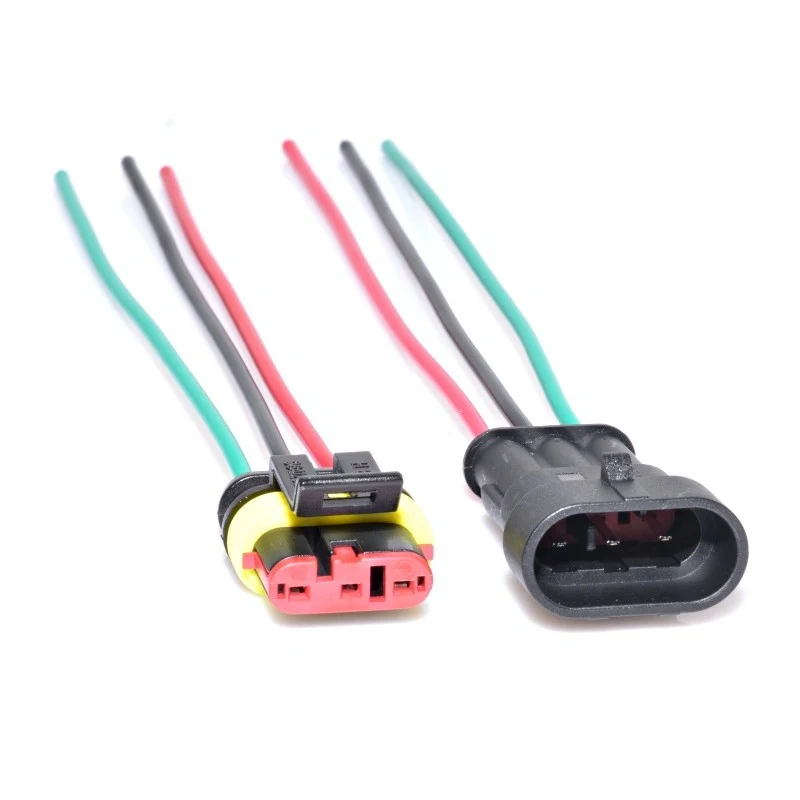 Conector auto cu 3 fire waterproof HB-303