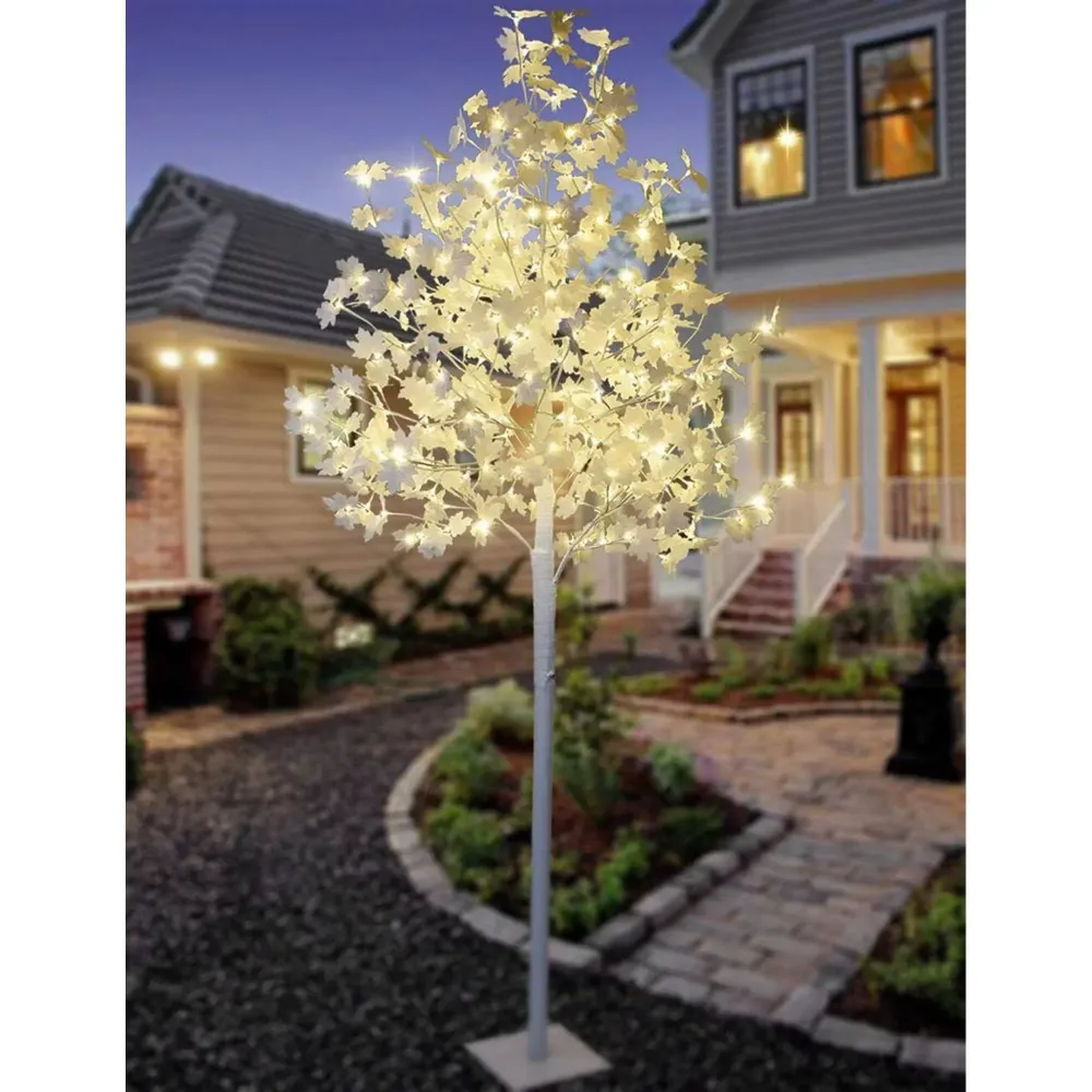 Copac decorativ, iluminat 128 led, 165 cm, diverse culori