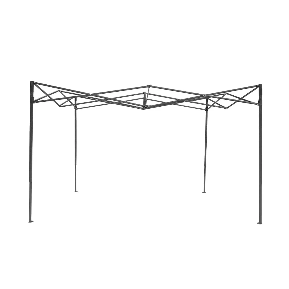 Cort alb Pavilion LEIHMANN 3x3M pliabil, tip acordeon! Cadru din metal