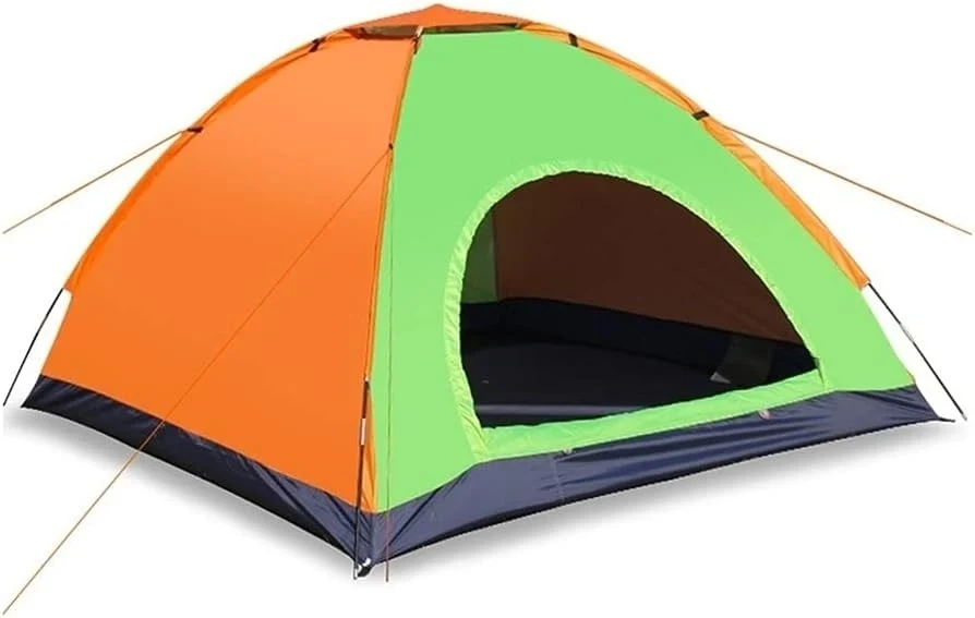 Cort de Camping, 3-4 Persoane, Material Rezistent, Multicolor