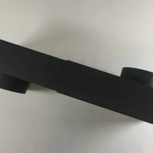 Cotă cutie DN 130 Extensie 335-470 mm Cot plat reglabil negru