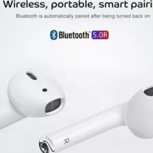 Căști Wireless i12 Bluetooth 5.0 cu Cutie de Încărcare și Control Tactil