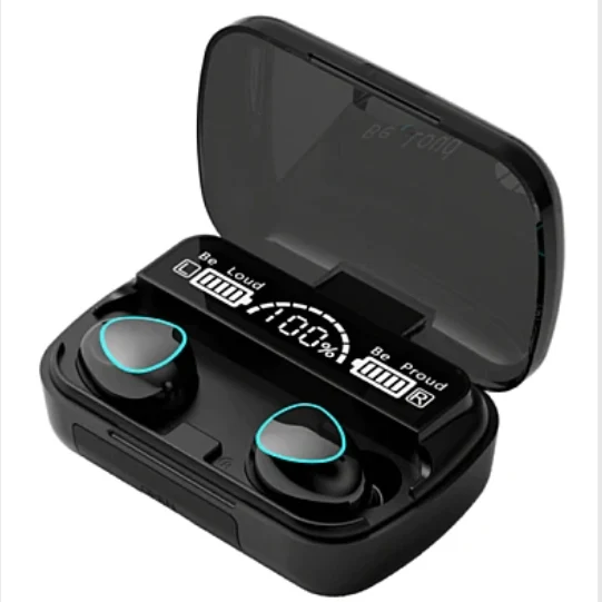 Căști Wireless M10 Bluetooth 5.0 Engross – Sunet Premium, Cutie Încărcare, IPX4