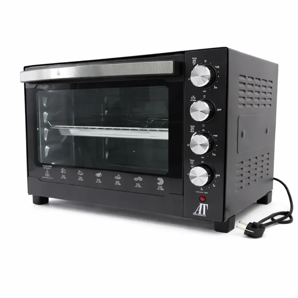 Cuptor Electric AT Performance AT-060L, 60L, 3000W, Timer 60 min, Negru
