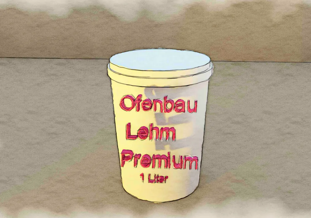 Cuptor Mortar de argilă pentru construcția cuptorului de 1 litru de găleată