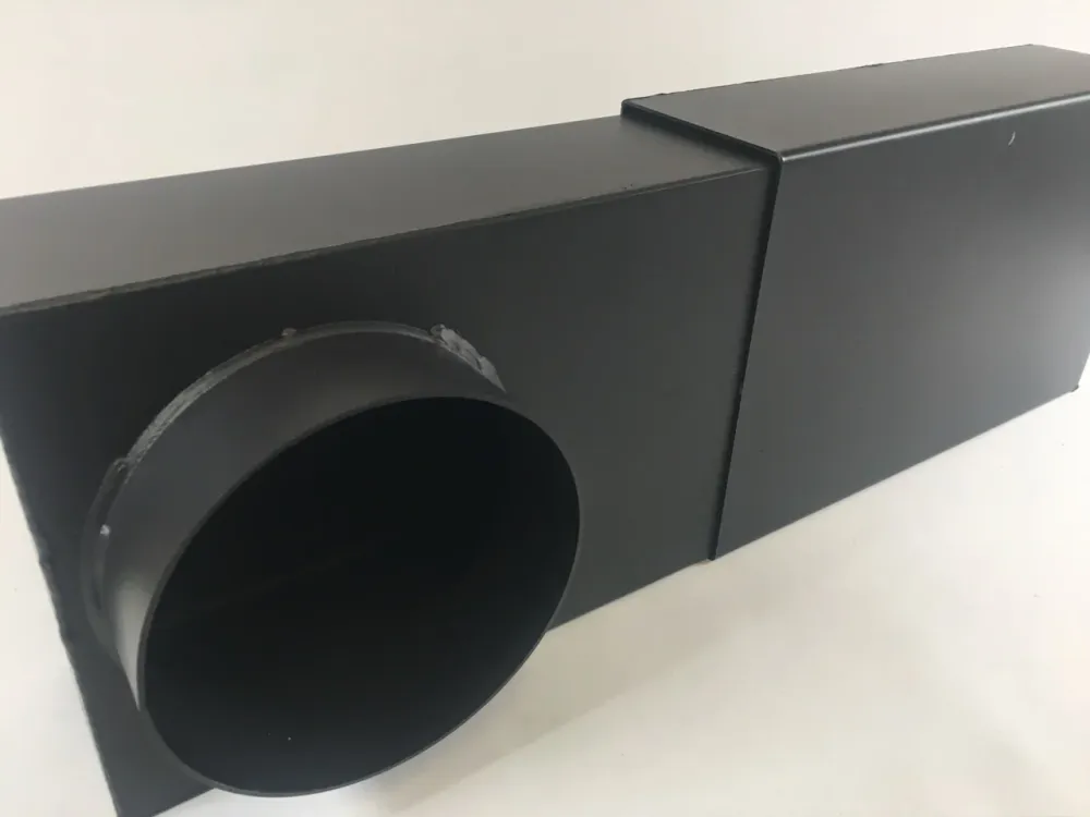 Cutie genunchi DN 120 Extract 335-470 mm negru reglabil la genunchi