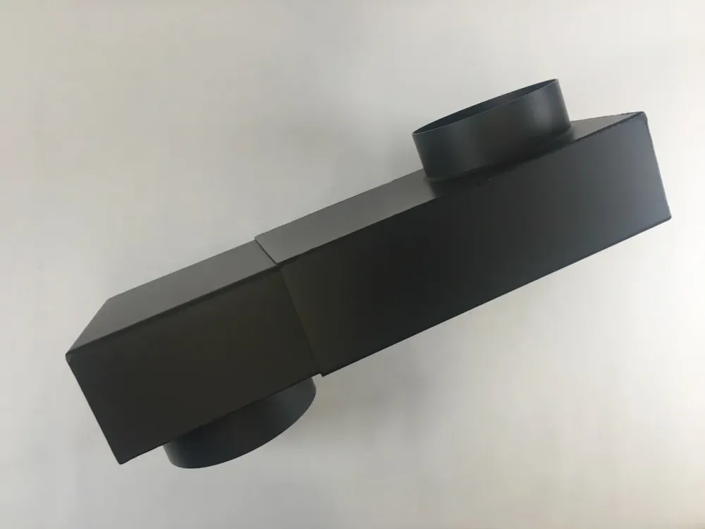 Cutie genunchi DN 150 Extract 335-470 mm negru reglabil la genunchi