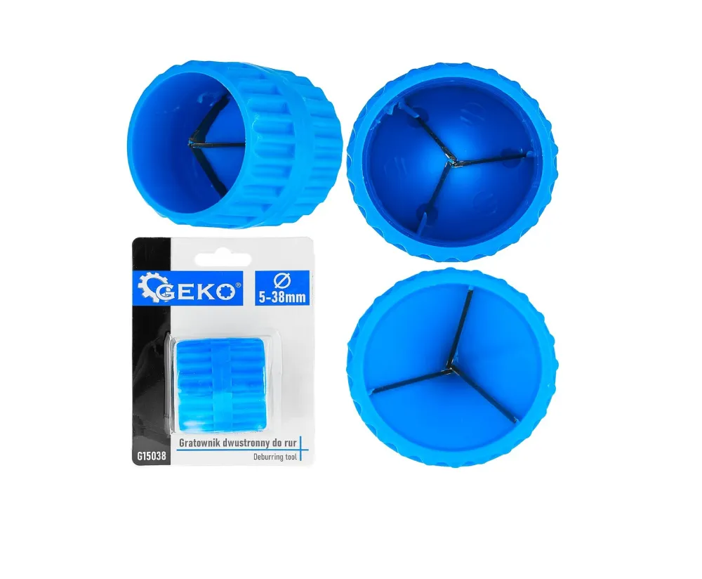 Debavurator pentru tevi cu capat dublu, 5-38 mm, Geko G15038
