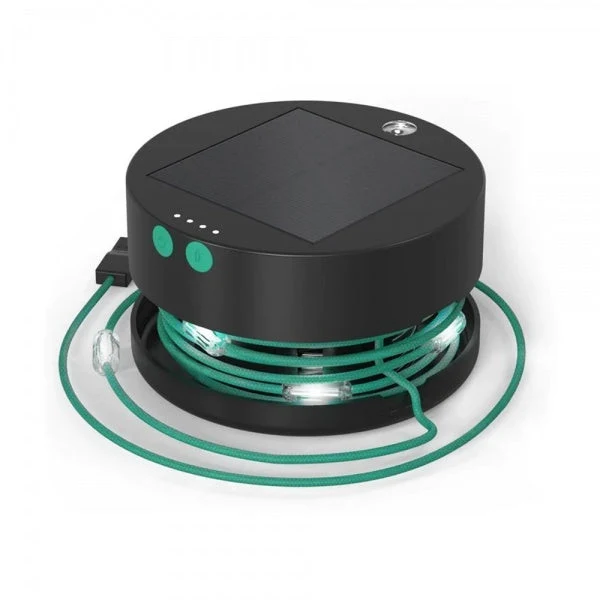 Decoratiune solara pentru camping cu 20 de leduri serie
