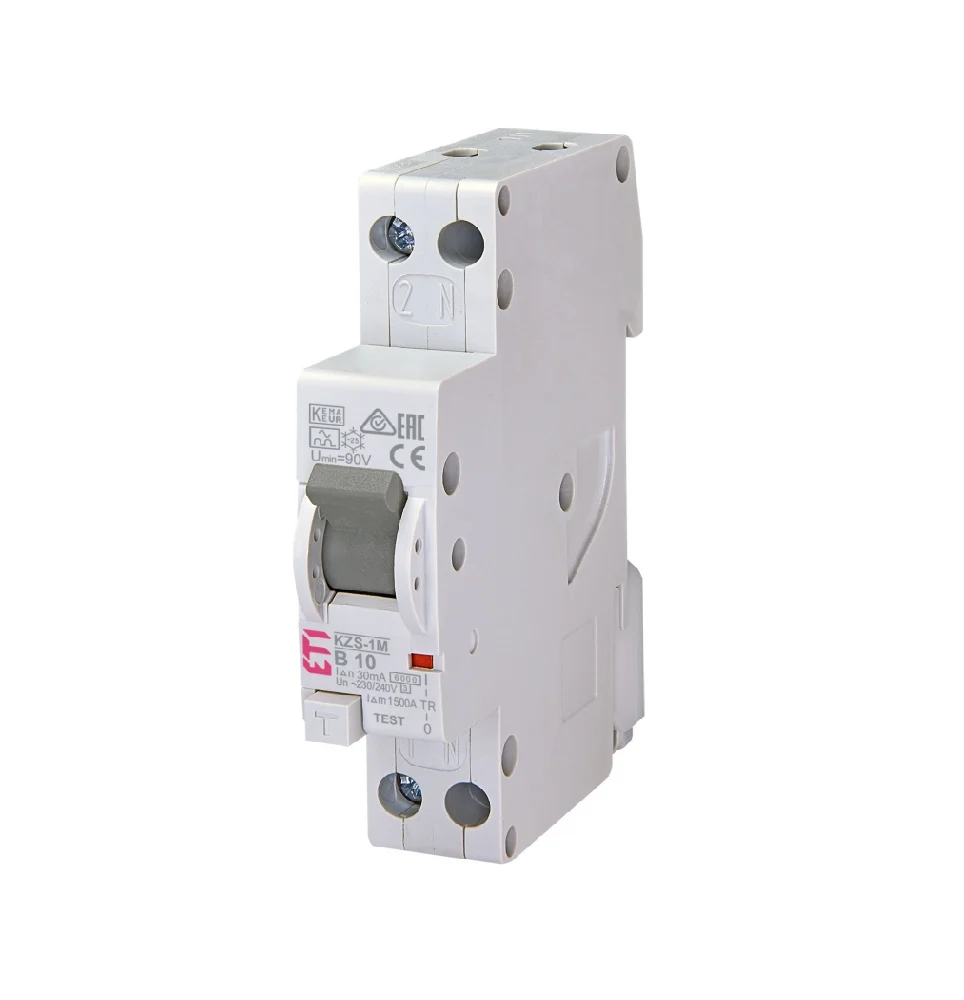 DIFERENTIAL KZS-1M 1p+N B10/0.03 6kA