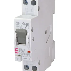 DIFERENTIAL RCBO KZS-1M 1p+N B20/0.03 6kA