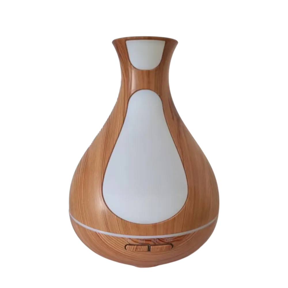 Difuzor aromaterapie 500 ml LED 7 culore maro
