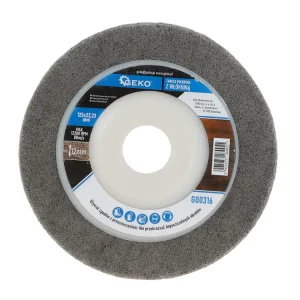 Disc abraziv cu fleece pentru slefuit, 125 mm, Geko G00316