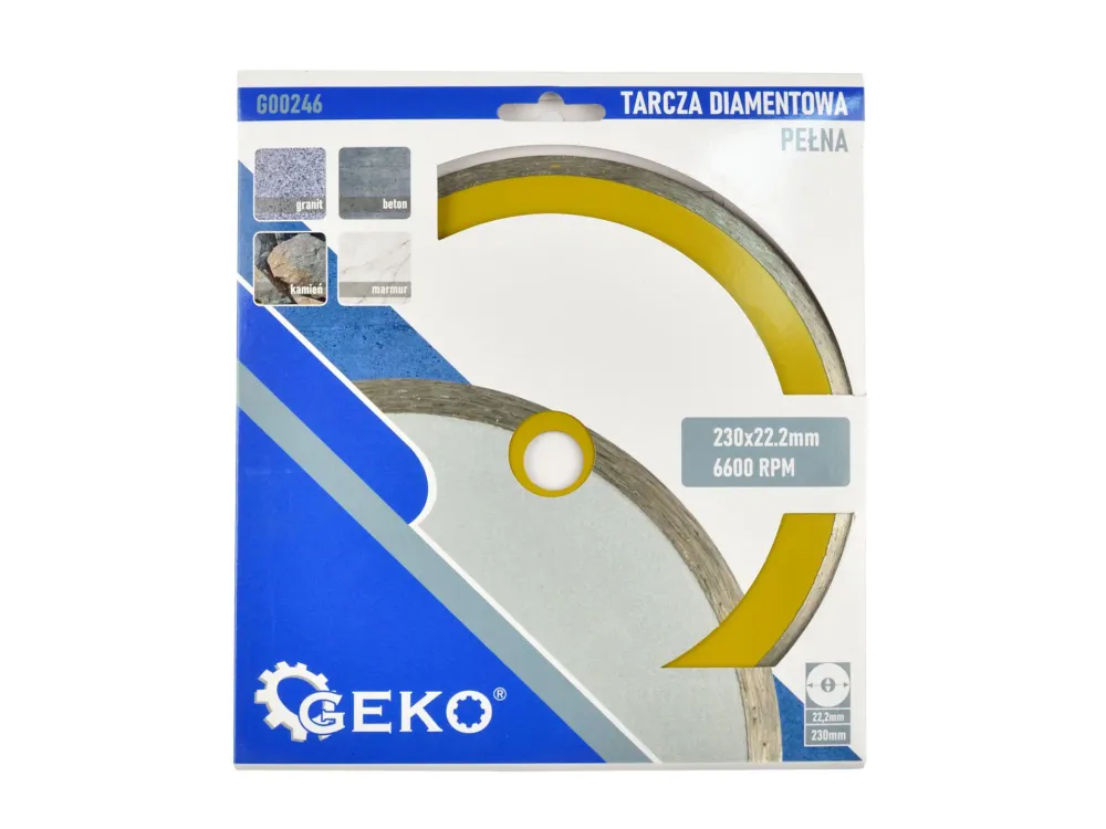 Disc diamantat, 230 x 22.23 mm, Geko G00246