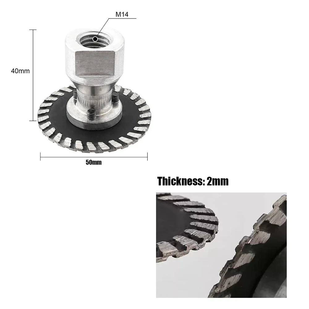 Disc diamantat, freza M14, 50mm, pentru flex, tăieri precise și fine