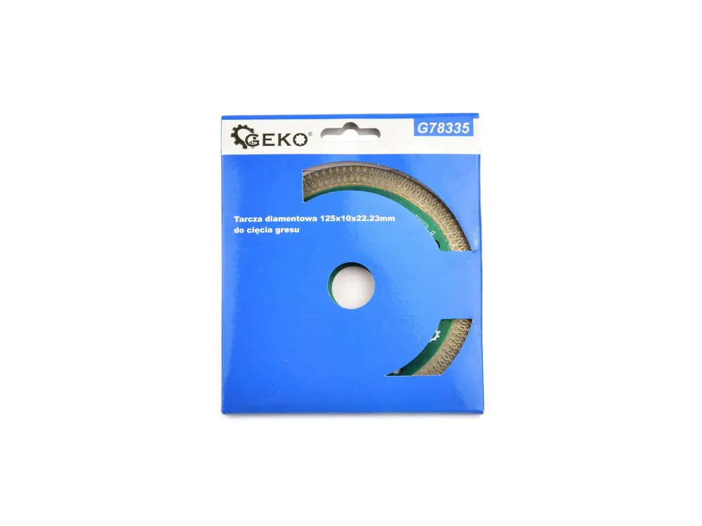 Disc diamantat pentru gresie, 125x10x22.23mm, Geko G78335