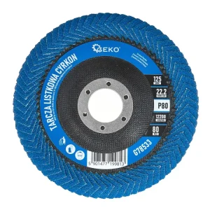 Disc lamelar Cyrkon, 125 mm, P80, Geko G78533