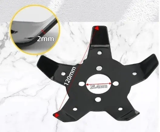 Disc pentru motocoasa, cu 2 tipuri de lame