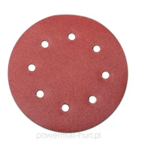 Disc pentru slefuit cu 8 gauri, P150, 190 mm, Powermat PM0526