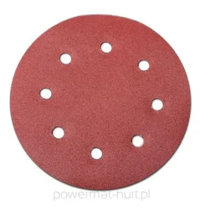Disc pentru slefuit cu 8 gauri, P240, 190 mm, Powermat PM0528