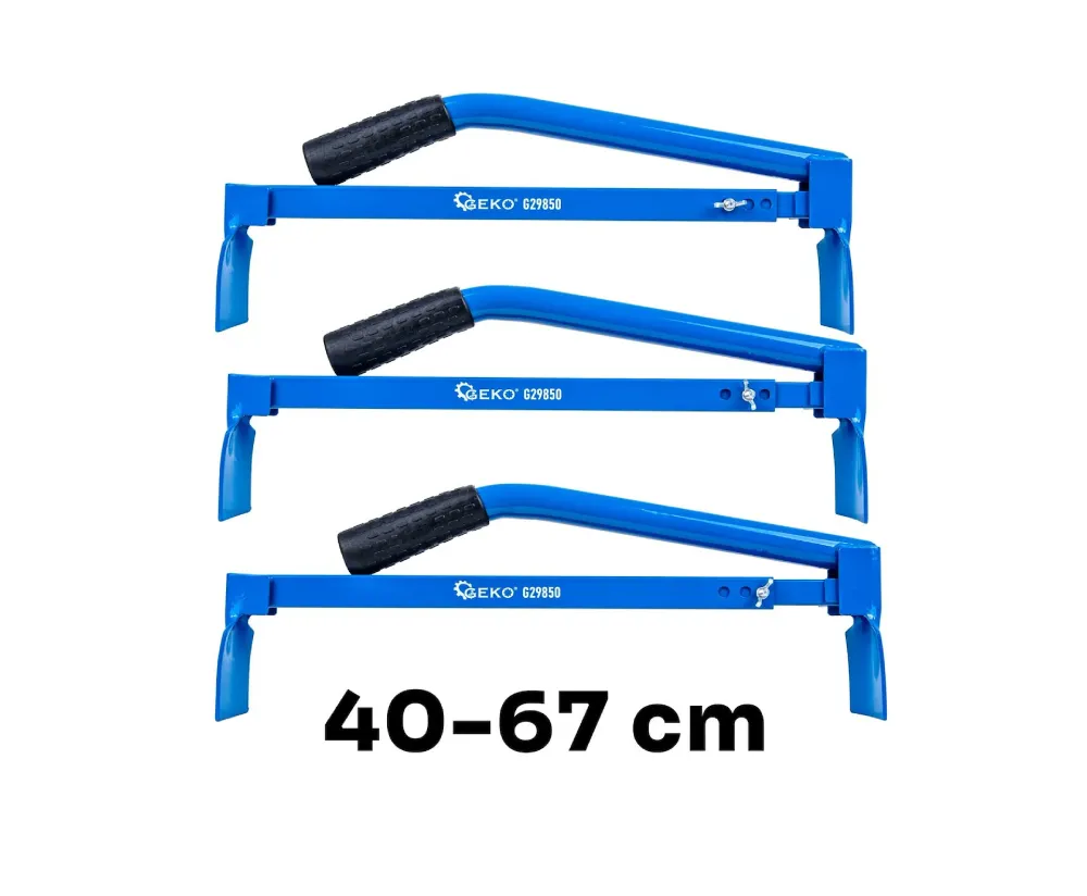 Dispozitiv reglabil pentru transport materiale de constructii, 40-67 cm, Geko G29850