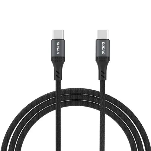 Dudao L3CC USB-C - Cablu împletit 60 W 2 m - Negru.