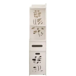 dulap vertical pentru baie, 4 compartimente