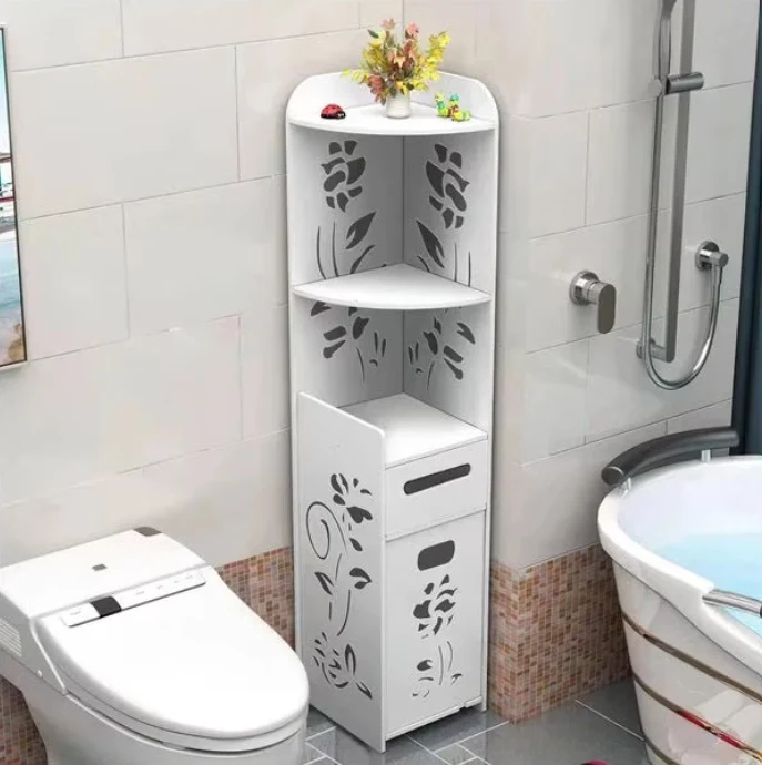 dulap vertical pentru baie, 4 compartimente