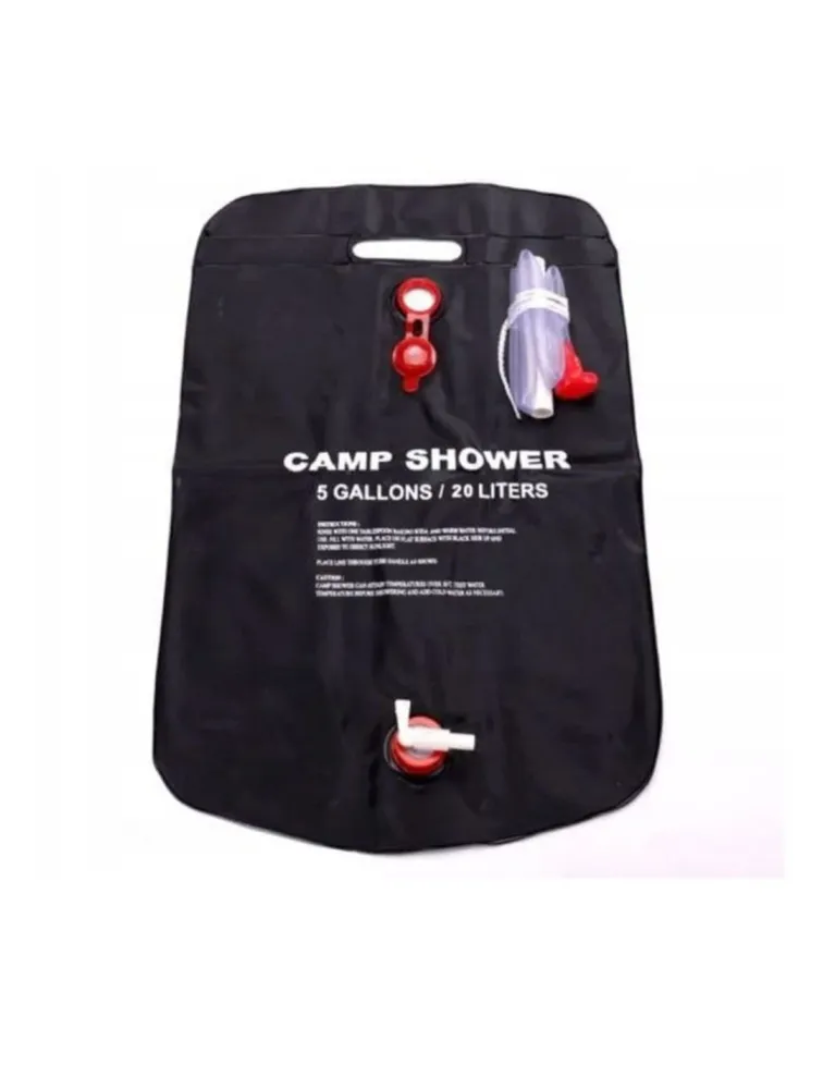 1+1 Dus pentru camping, 20l, negru, 39x60cm
