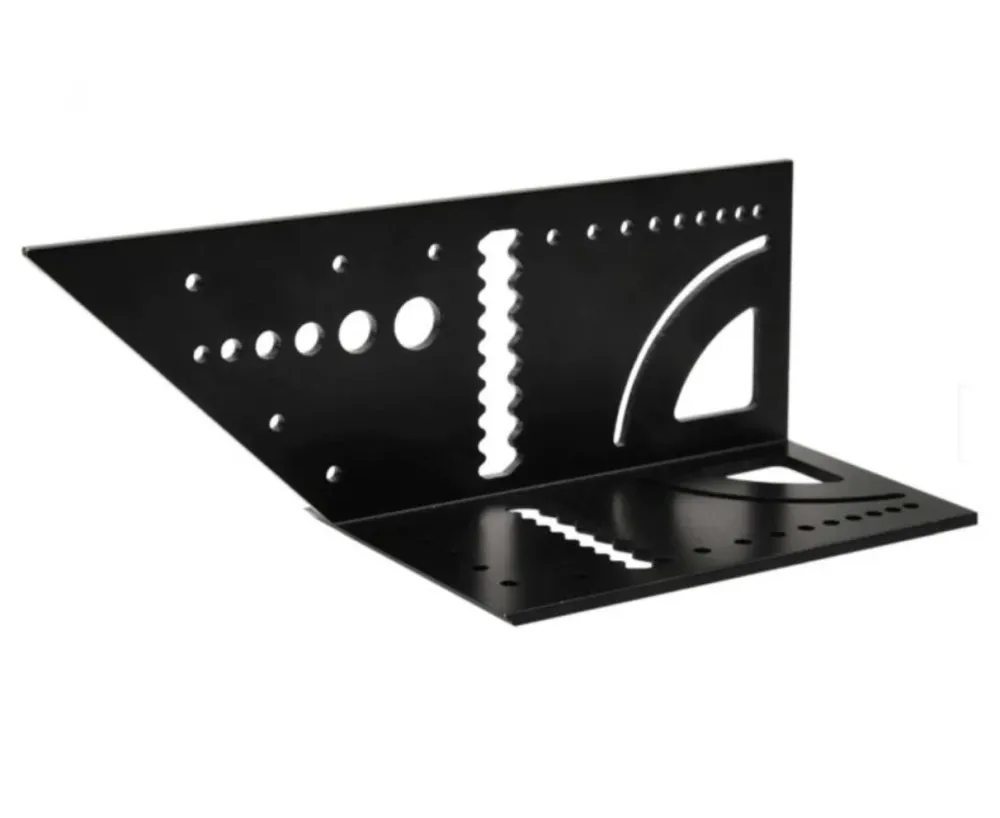 Echer japonez 3D cu vinclu, sablon unghiuri multifunctional