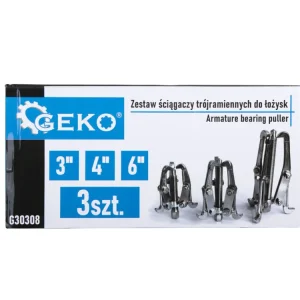 Extractor de rulmenti cu 3 brate, Geko G30308