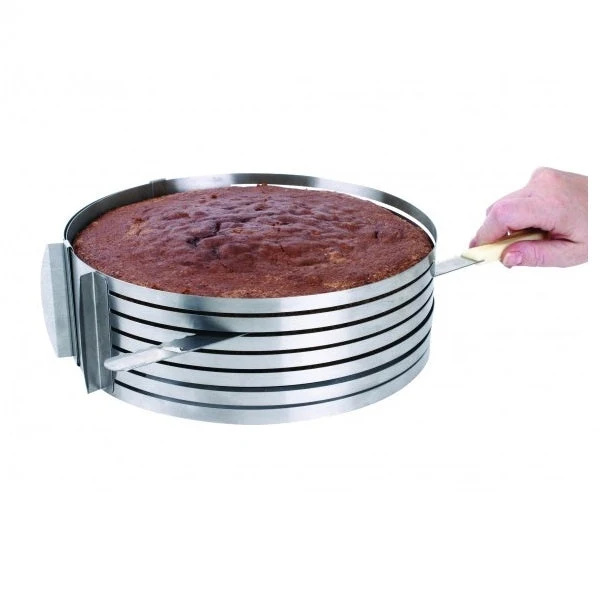 Feliator reglabil pentru blat de tort 24-30 cm