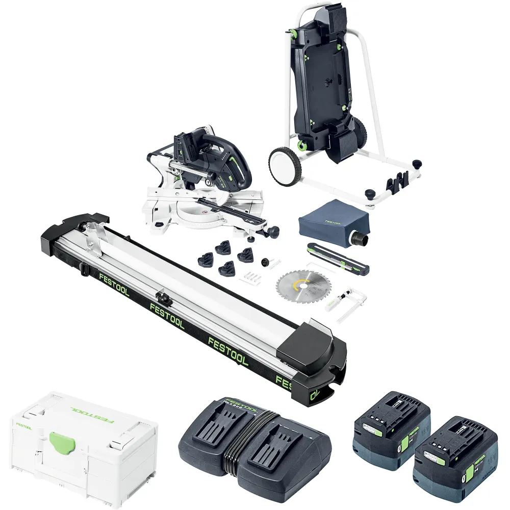 Fierăstrău radial cu onglet Festool KSC 60 EB 18V 5Ah I-UG-Set