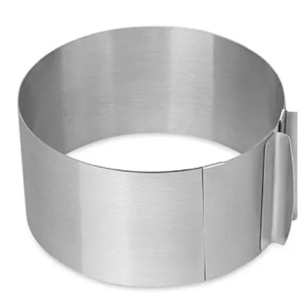 Forma reglabila pentru tort 16-30 cm din inox, inaltime 12 cm