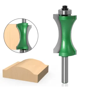 Freza lemn concava, semirotunda, pt profile lemn, 37 mm, coada 8mm