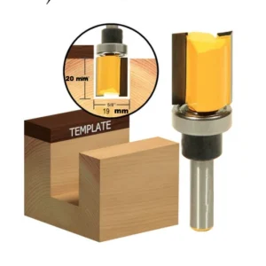 Freza tip ”I” deget pt. canale copiere, cu rulment, 20mm Coada de 8mm