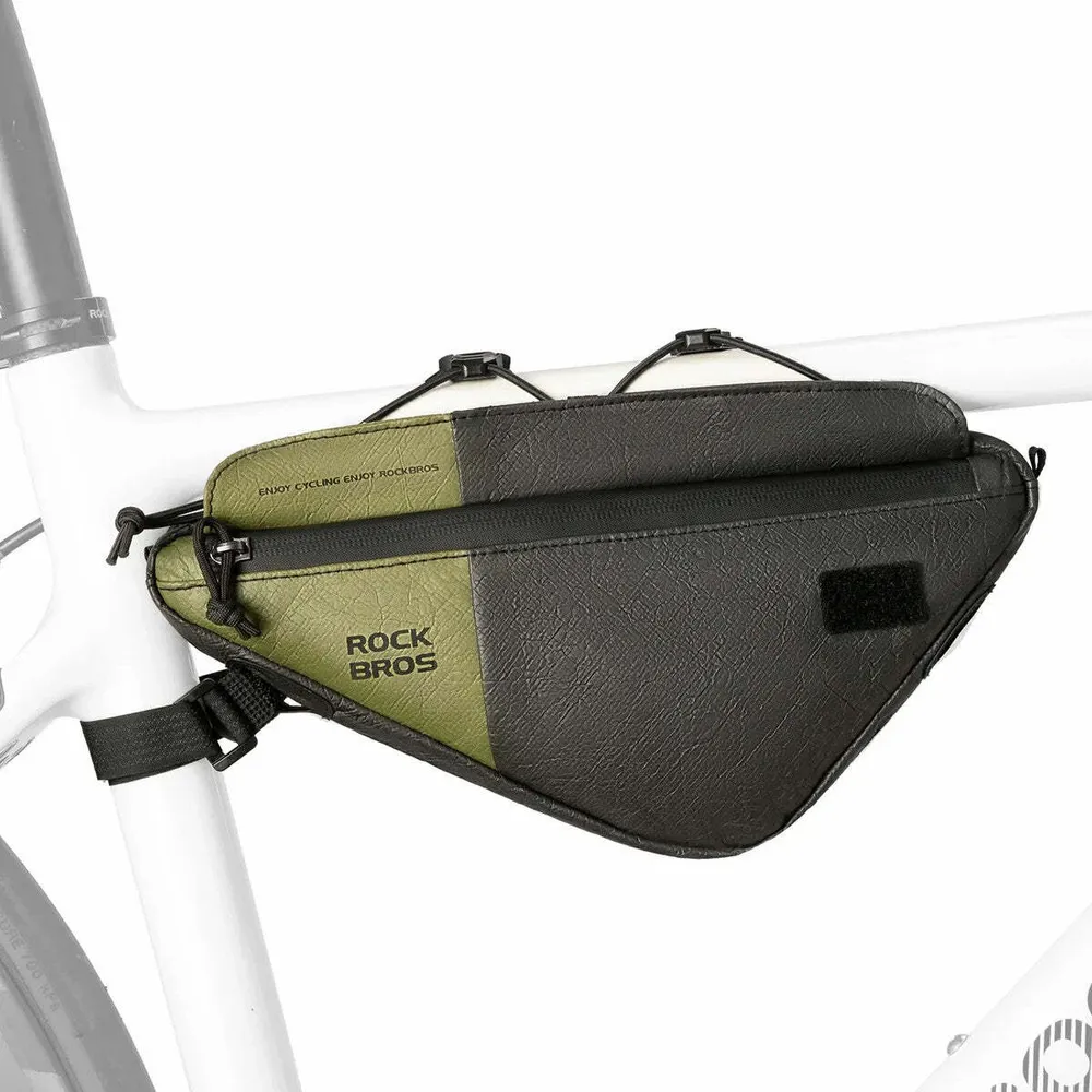 Geantă de cadru bicicletă triunghiulară cu curea de umăr – 0,7 L