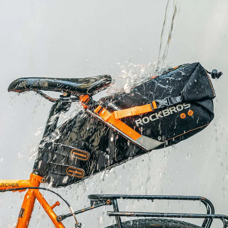 Geantă de ș pentru bicicletă ROCKBROS 10 L – Etanșă, Capacitate mare
