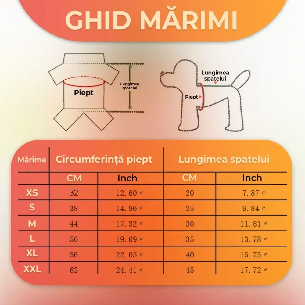 Haina pentru caine, tip Hanorac animale de companie, model Banana - marimea M
