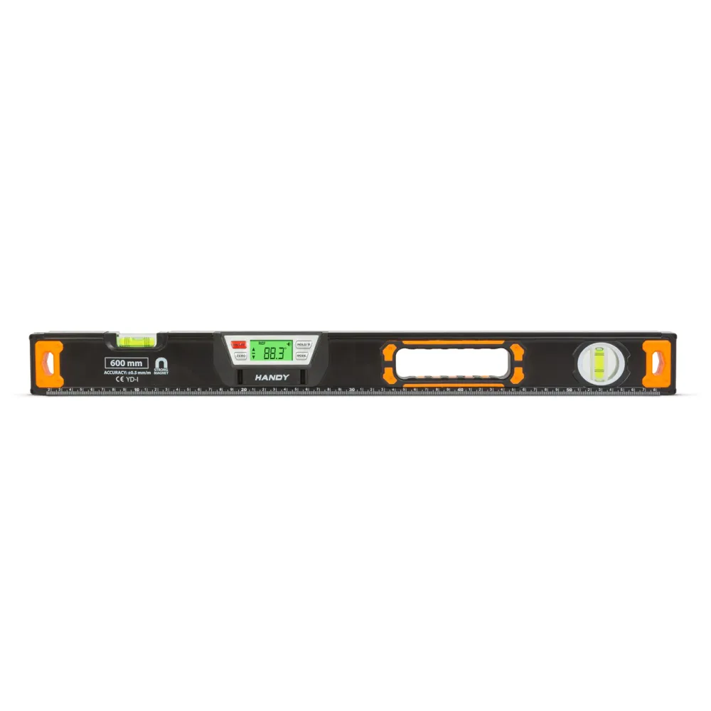 Handy - Nivelă digitală cu afişaj LCD, cu semnalizare sonoră, 600 mm