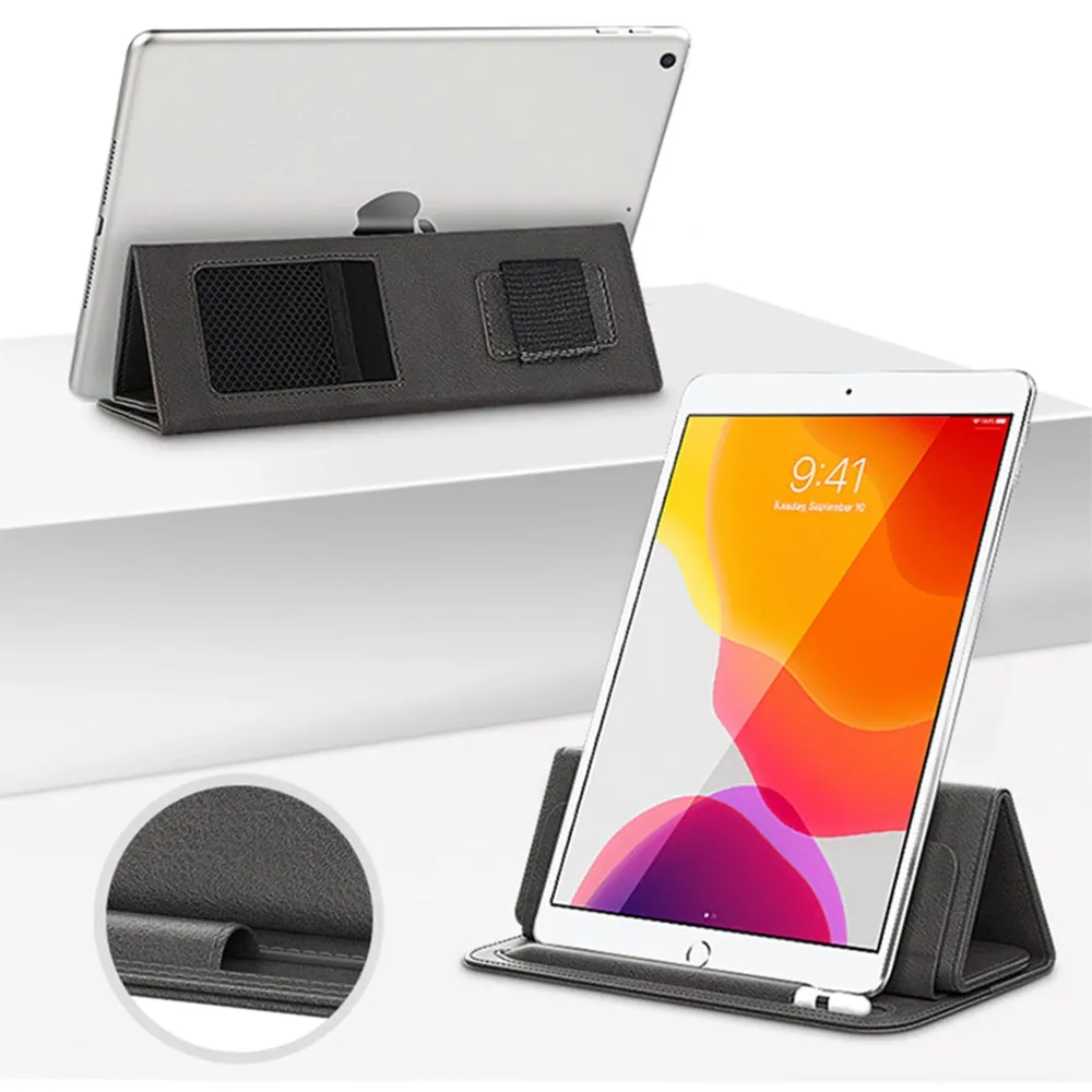 Husa pentru iPad Pro 12 Timebox, cu suport pentru pix, Negru