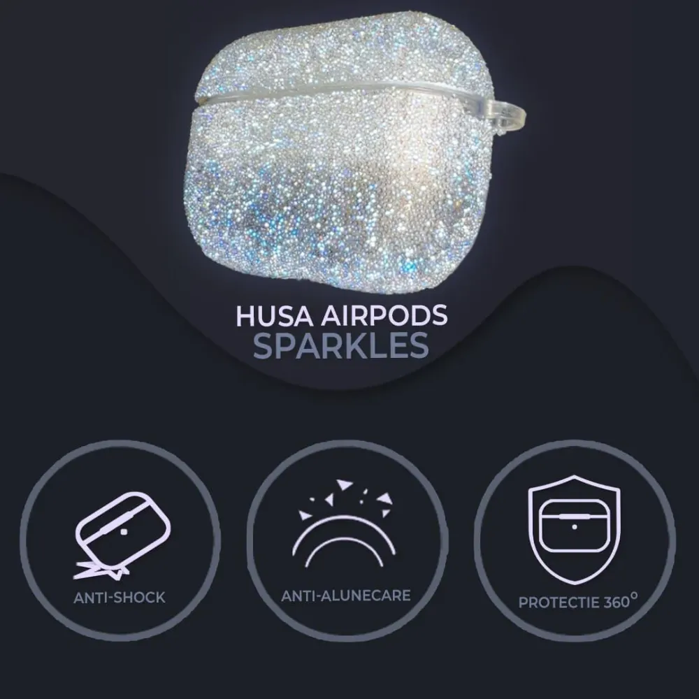 Husa de protectie pentru Apple Airpods Pro, Negru