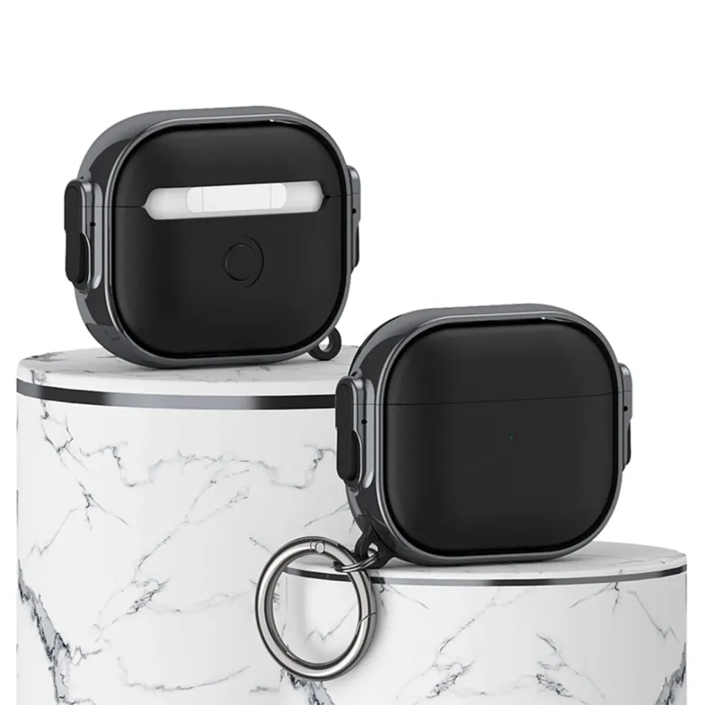 Husa de protectie Timebox, Apple Airpods Pro, Negru