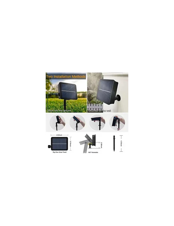Instalatie solara decorativa 300 LED-uri 33 m Telecomanda