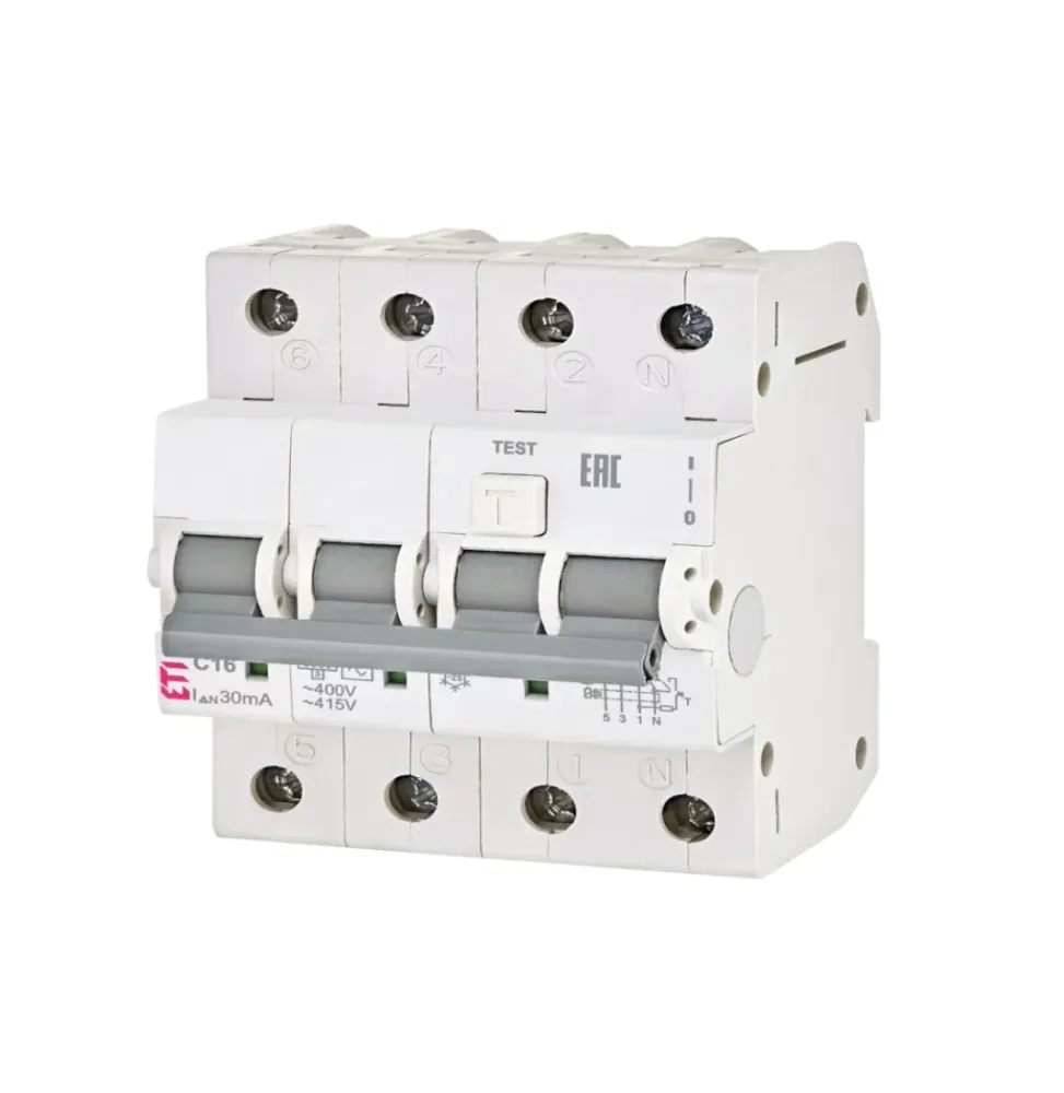 INTRERUPATOR DE CIRCIUT KZS-4M 3p+N C10/0.1