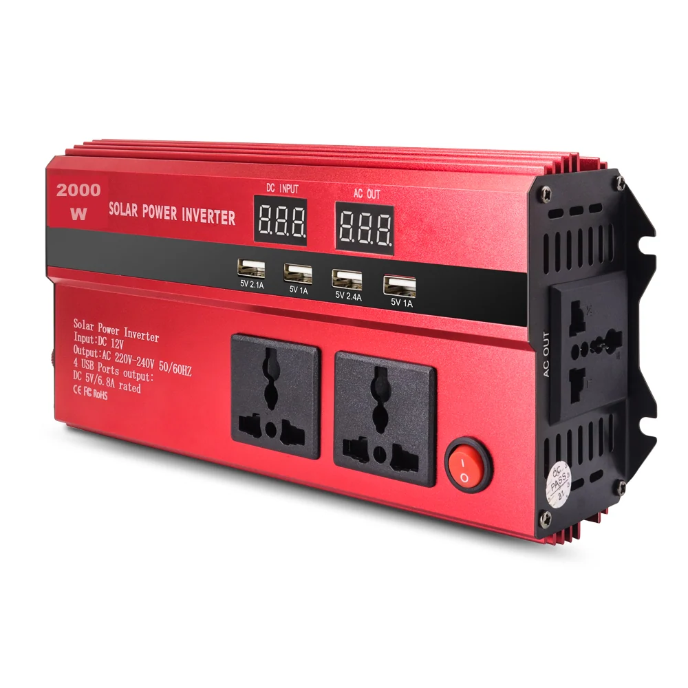Invertor 2000w 12v cu 4 porturi USB