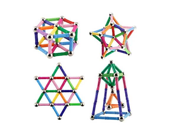 Joc creativ pentru copii, Magnastix 103 piese