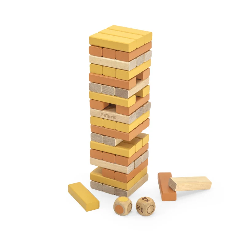 Joc Jenga culori calde, PolarB Viga