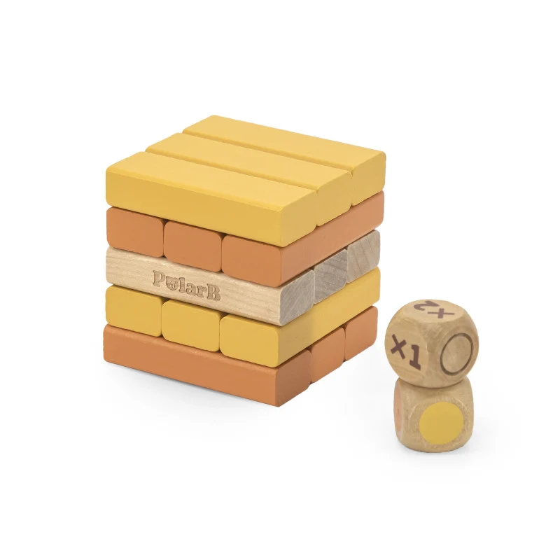 Joc Jenga culori calde, PolarB Viga